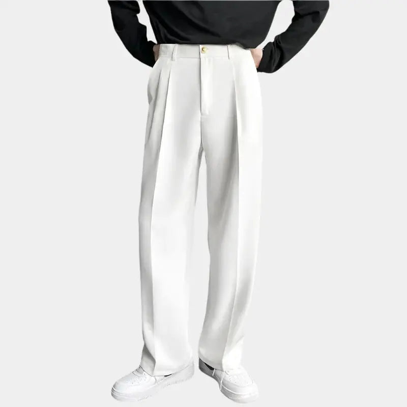 Emil – Pantalon homme ample avec plis