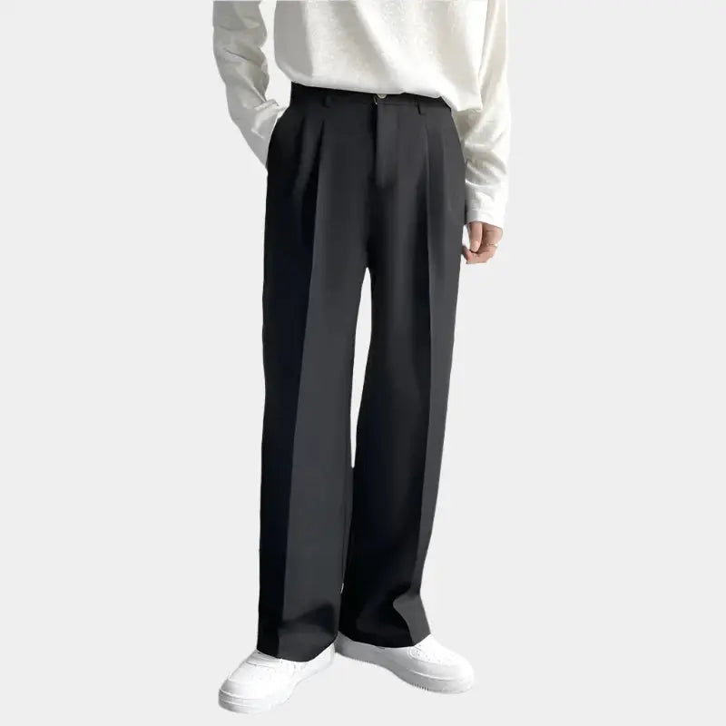 Emil – Pantalon homme ample avec plis