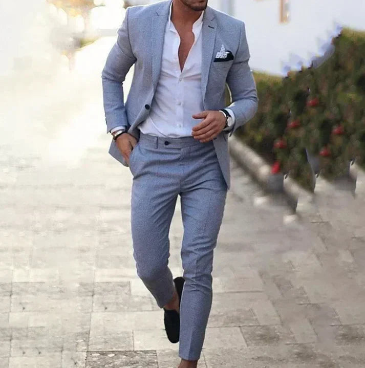 Mikael - Costume avec Blazer et Pantalon Polyvalent pour un Style Moderne