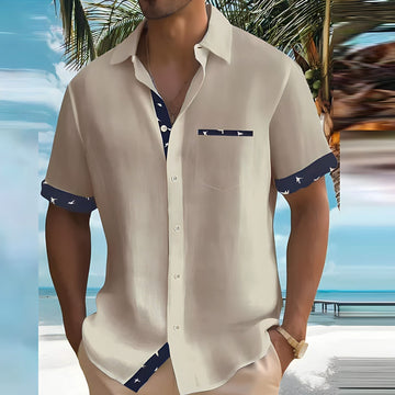 Sonny - Chemise casual avec col à revers pour hommes