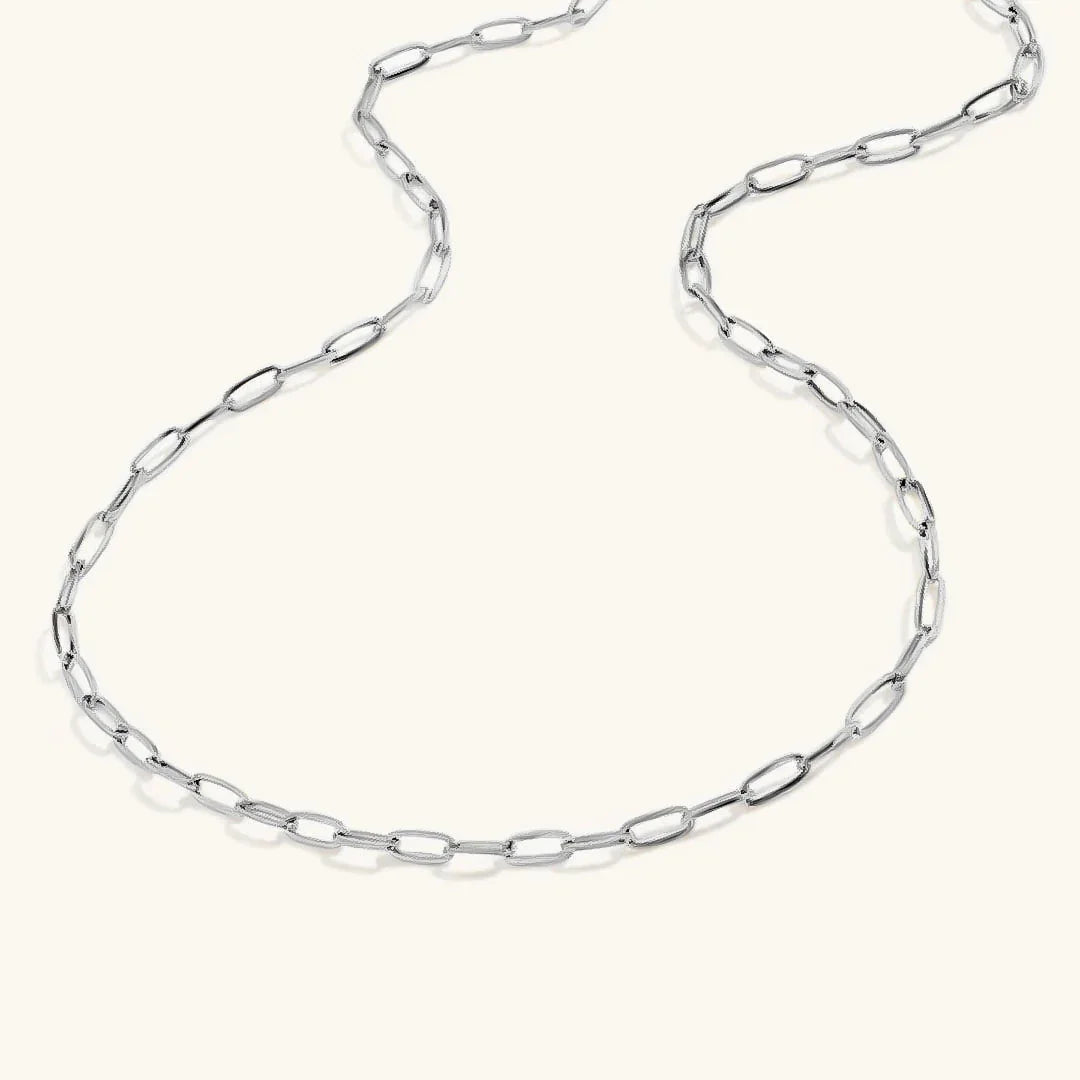 Nadia – Collier Paperclip en or élégant