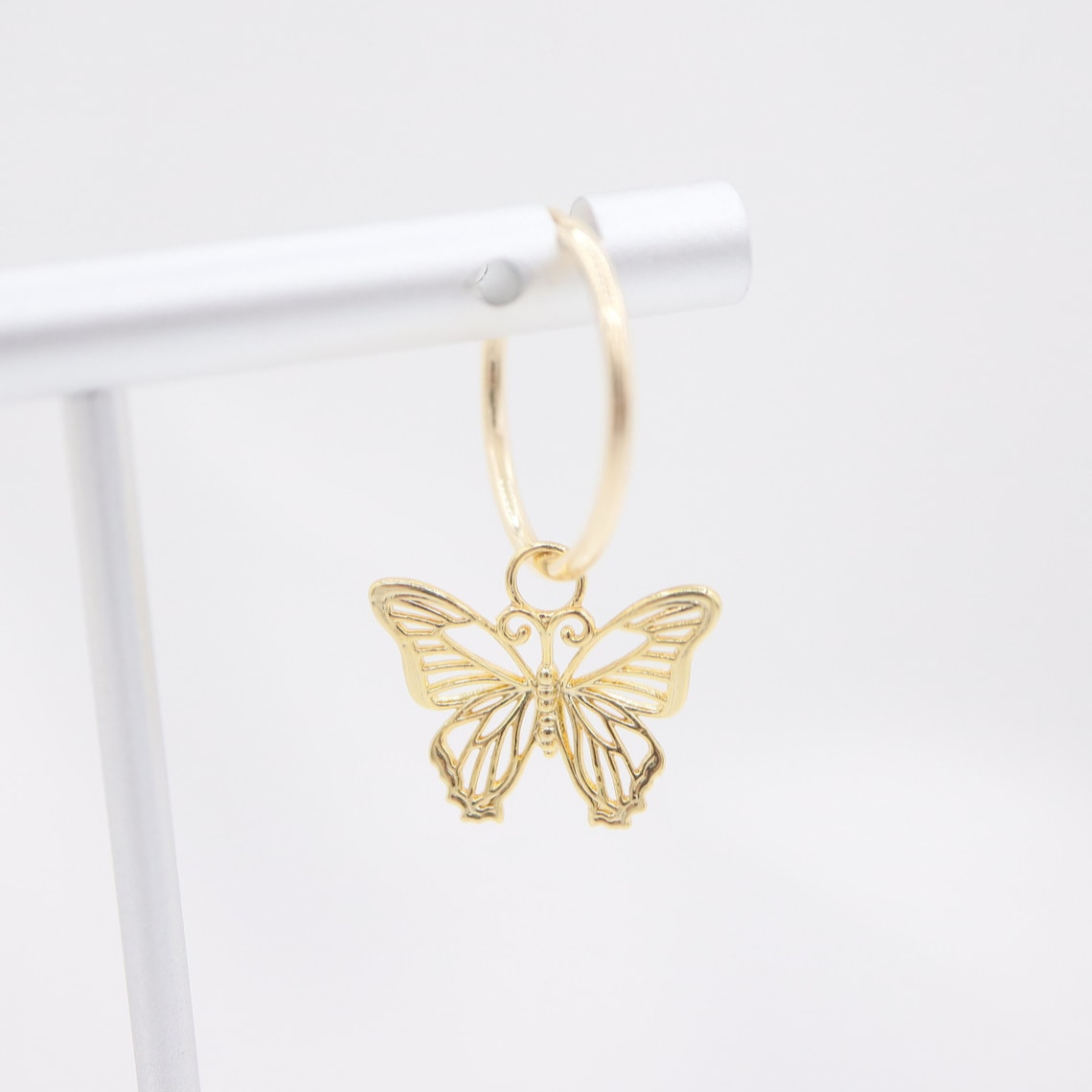 Boucles d'oreilles en papillon - Papillon creux pendentif