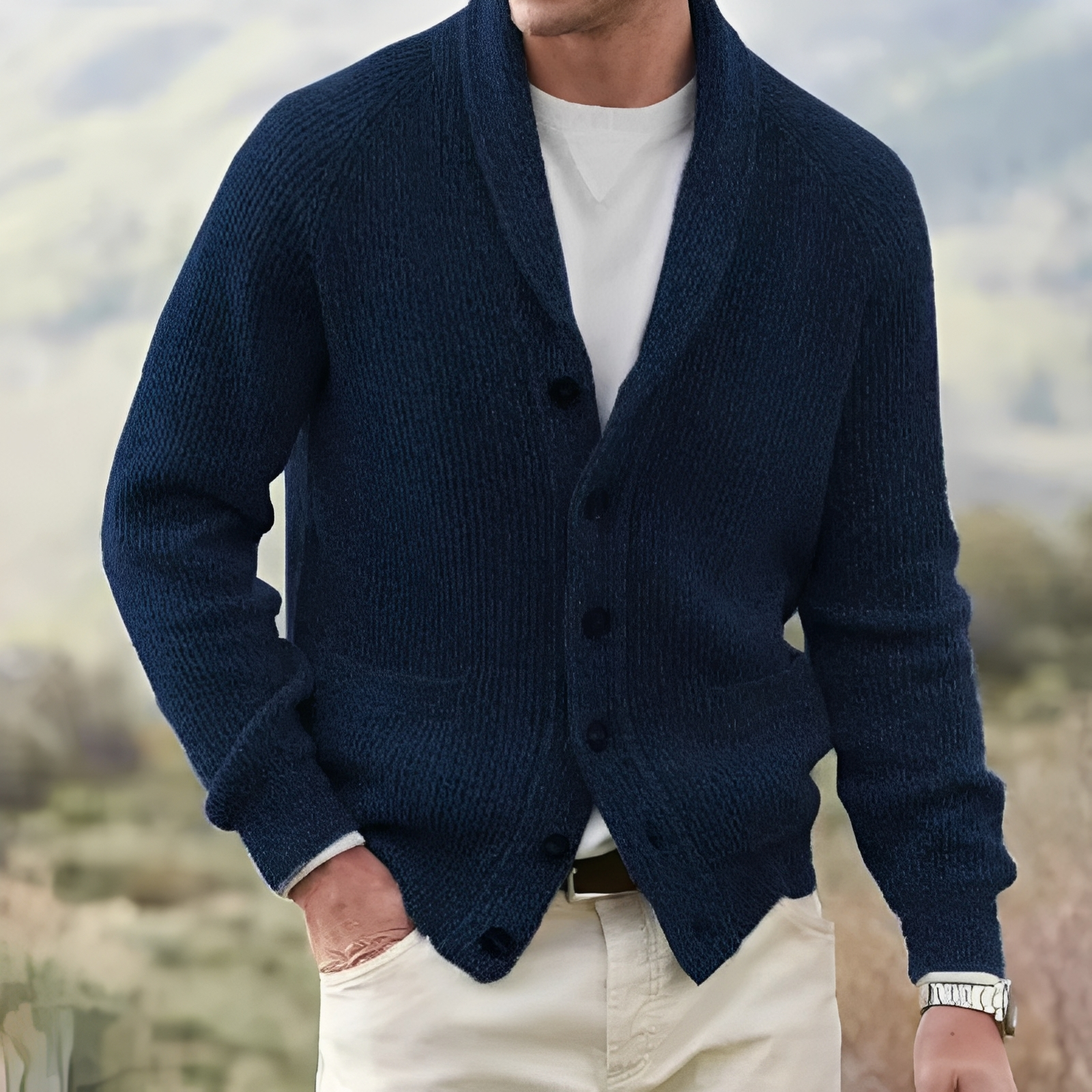 Kendrik - Cardigan homme chaud et agréable