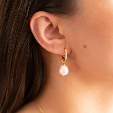 Boucles d'oreilles élégantes et brillantes