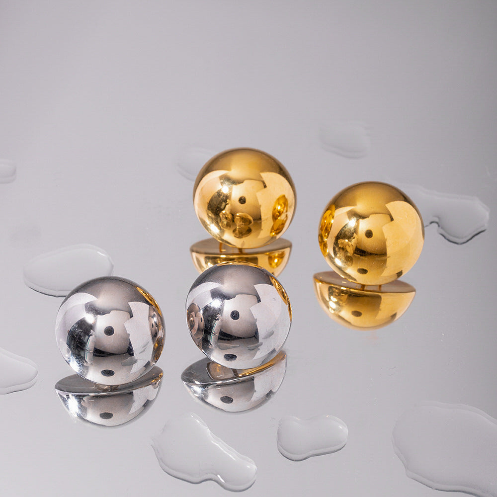Maelis – Boucles d'oreilles sphère glam