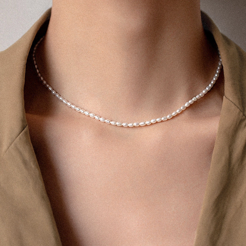 Avaria - Choker en perles d'eau douce