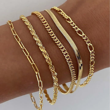 Elara – Ensemble de bracelets de style minimaliste pour femmes