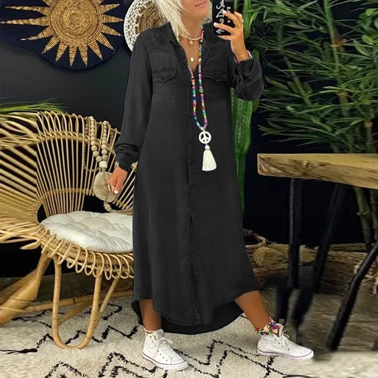 Sophia – Robe en Denim