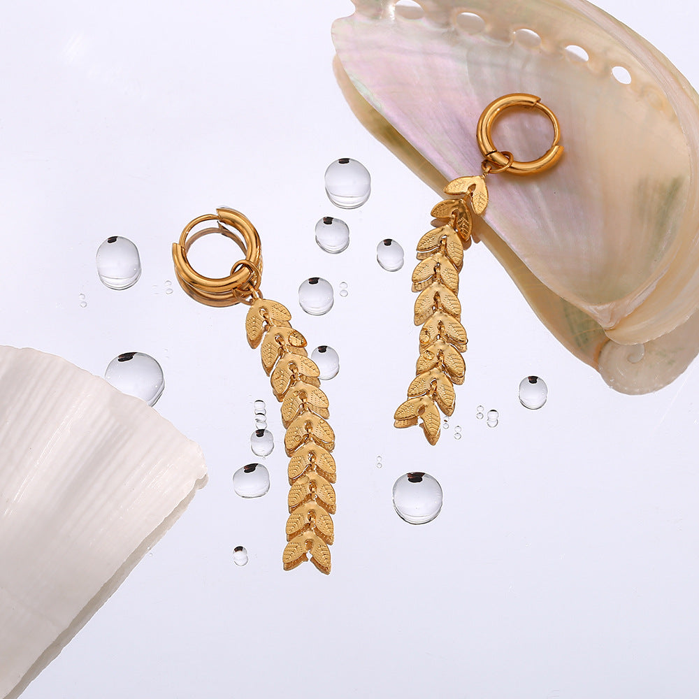 Foi - Boucles d'oreilles en queue de poisson