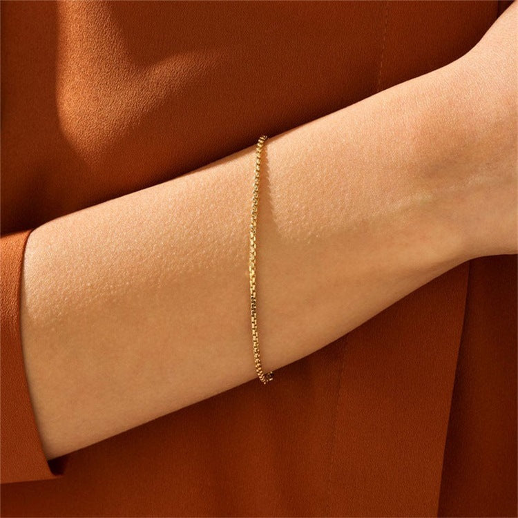 Victoria – Bracelet chaîne en or