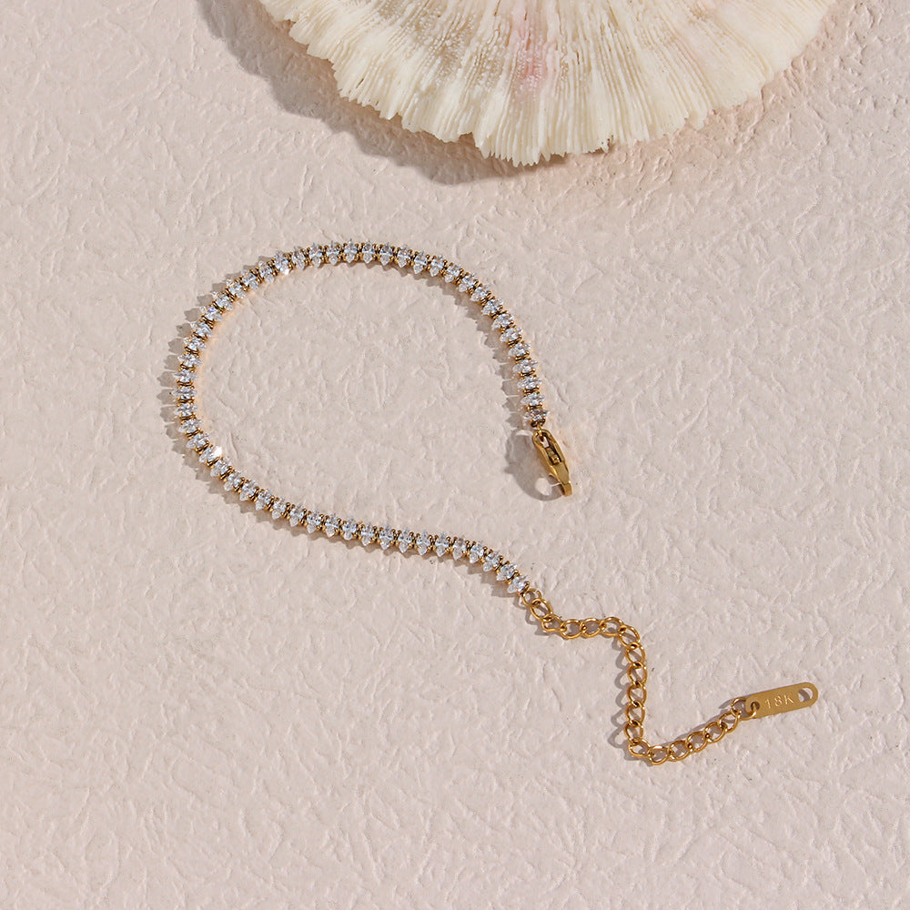 Georgina - Bracelet de tennis en diamants