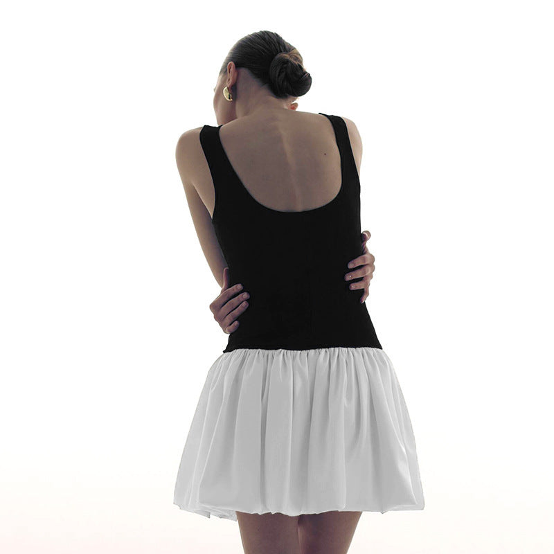 Cecelia - Robe sans manches décontractée à coupe ajustée