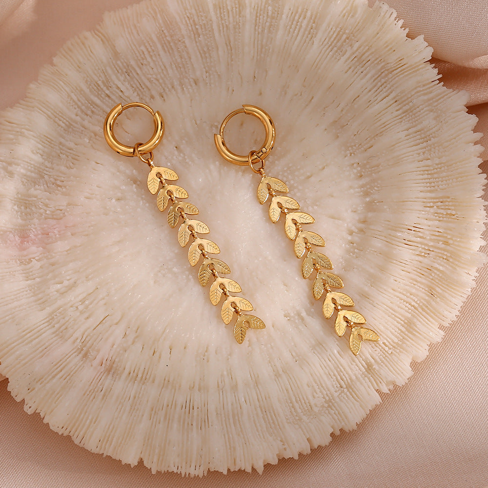 Foi - Boucles d'oreilles en queue de poisson