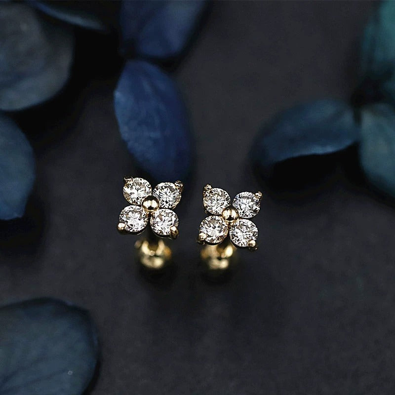 Mia – Boucles d'oreilles en cristal brillantes