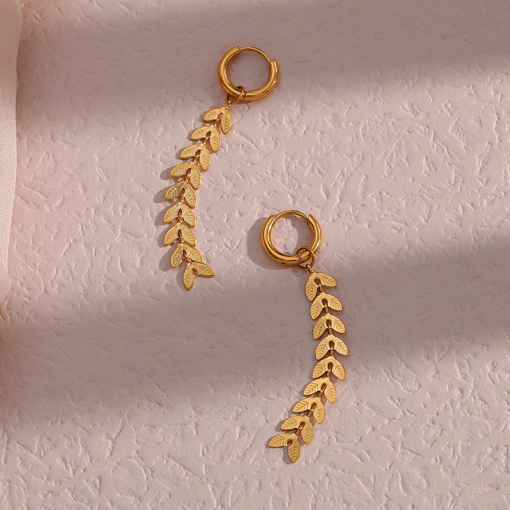 Foi - Boucles d'oreilles en queue de poisson