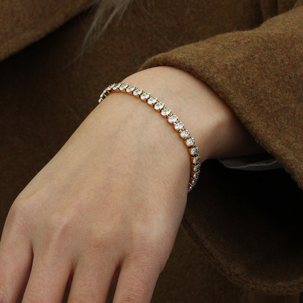Georgina - Bracelet de tennis en diamants
