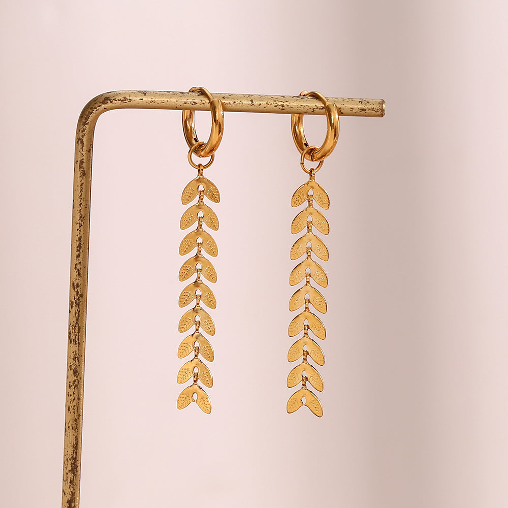 Foi - Boucles d'oreilles en queue de poisson