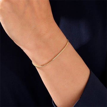 Victoria – Bracelet chaîne en or