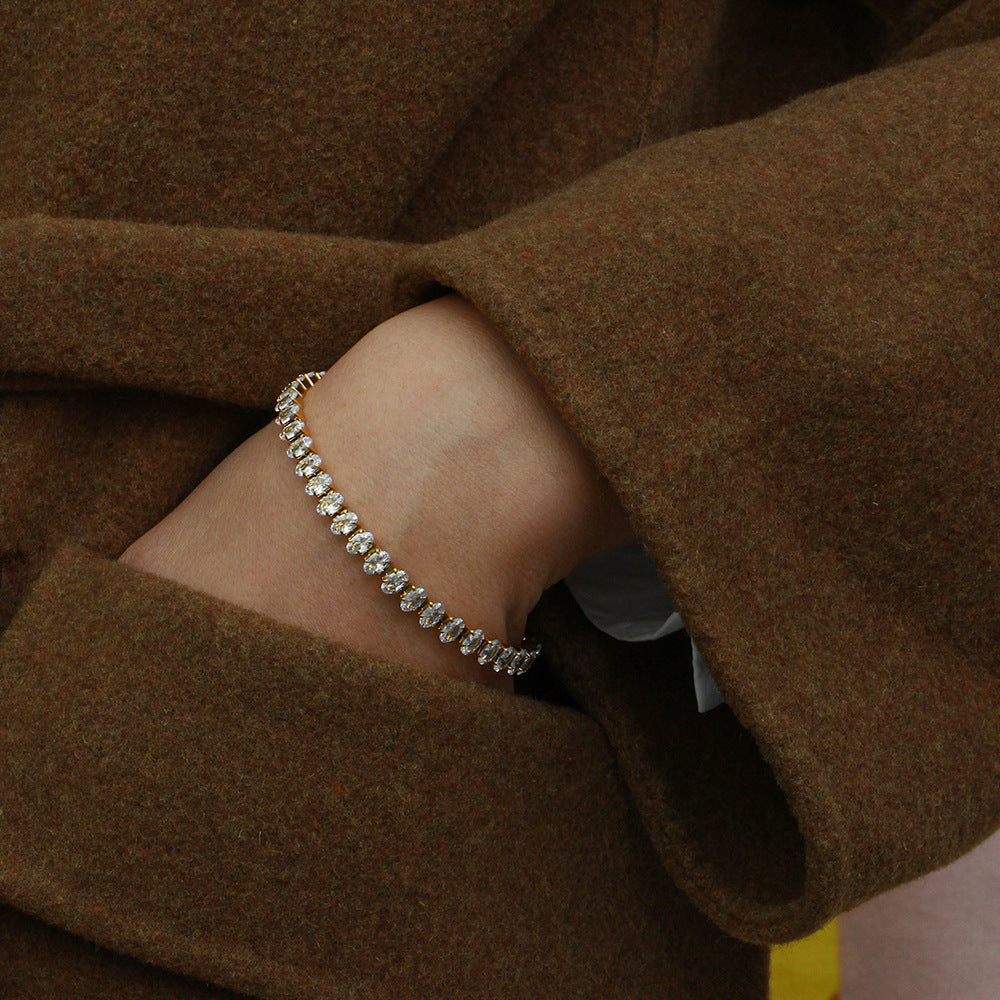 Georgina - Bracelet de tennis en diamants