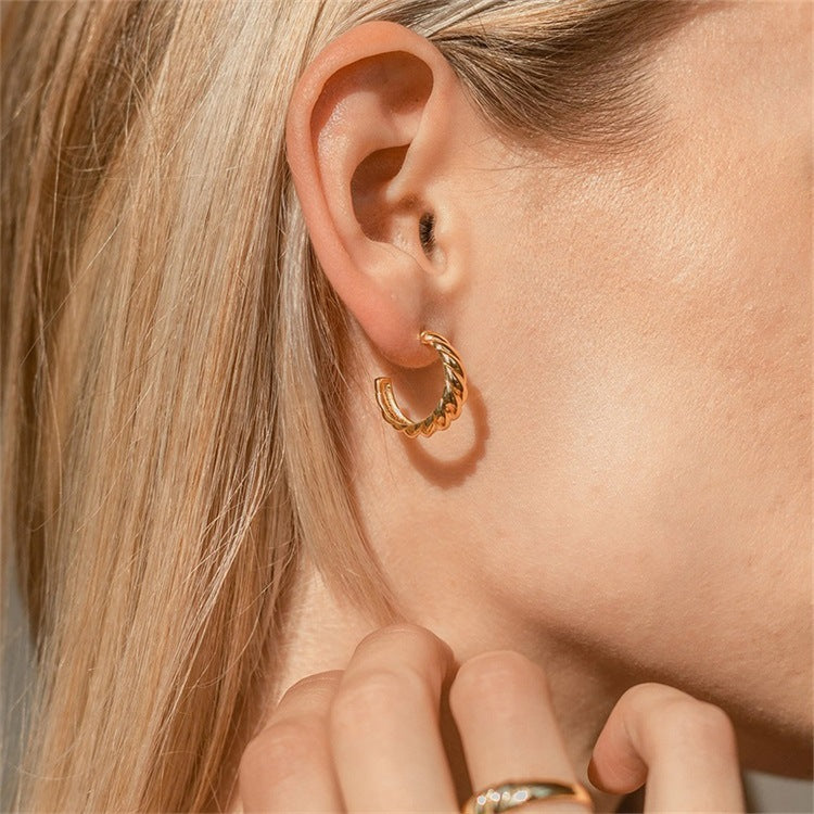 Boucles d'oreilles Arc Croissant