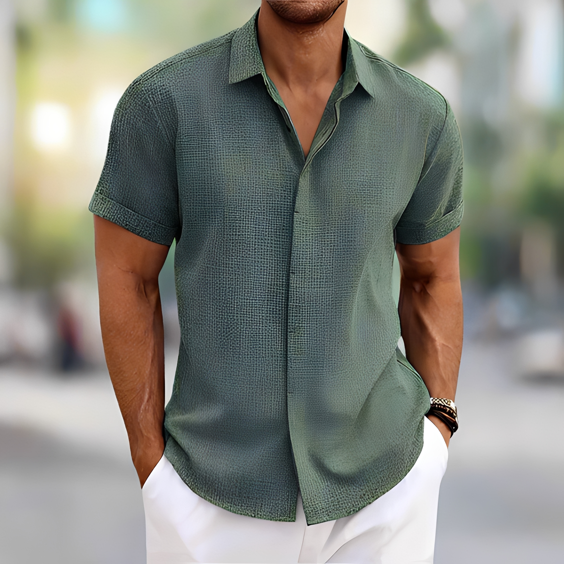 Lance - Chemise d'été décontractée pour homme