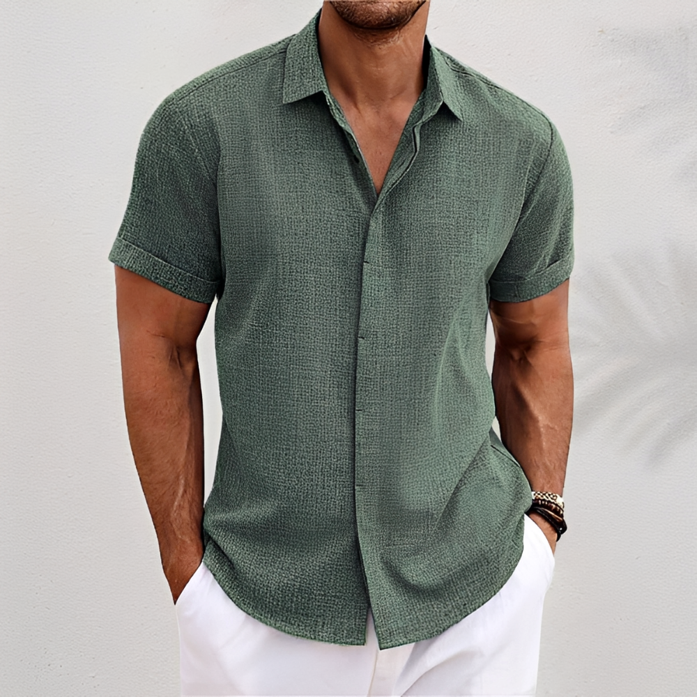 Oberon - Chemise Homme à Manches Courtes