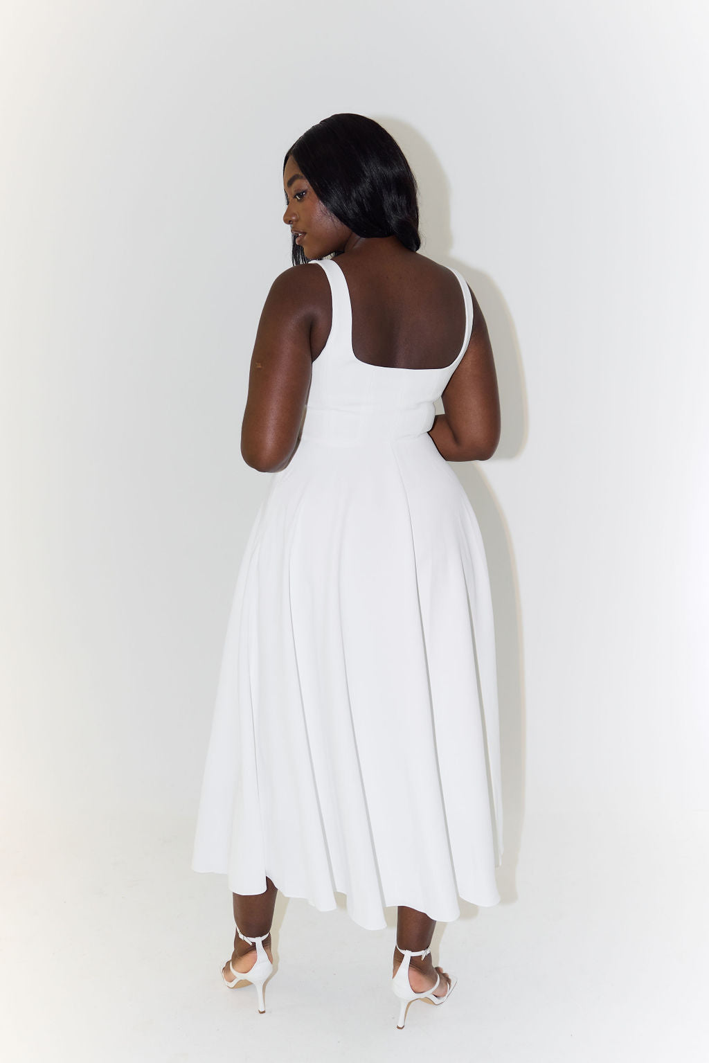 Melisandre - Robe Midi Femme, Élégante et Polyvalente