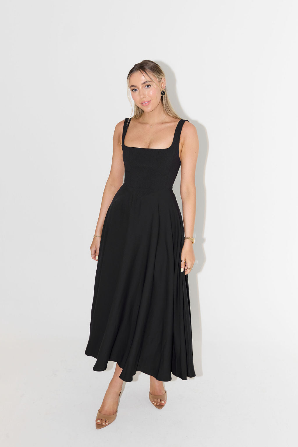 Melisandre - Robe Midi Femme, Élégante et Polyvalente