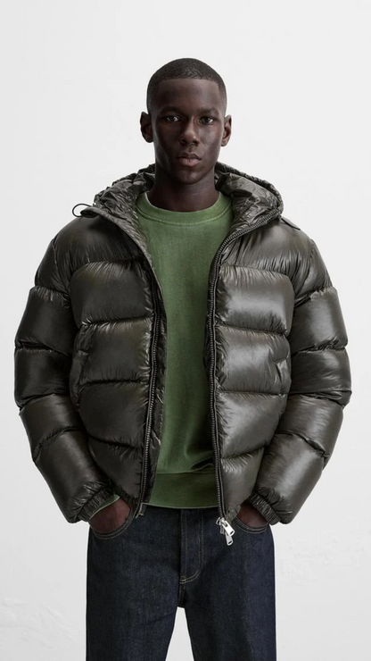 Lorenzo – Manteau Matelassé avec Capuche