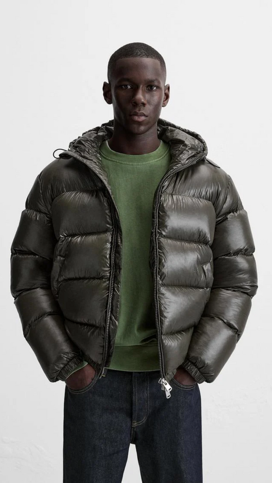 Lorenzo – Manteau Matelassé avec Capuche