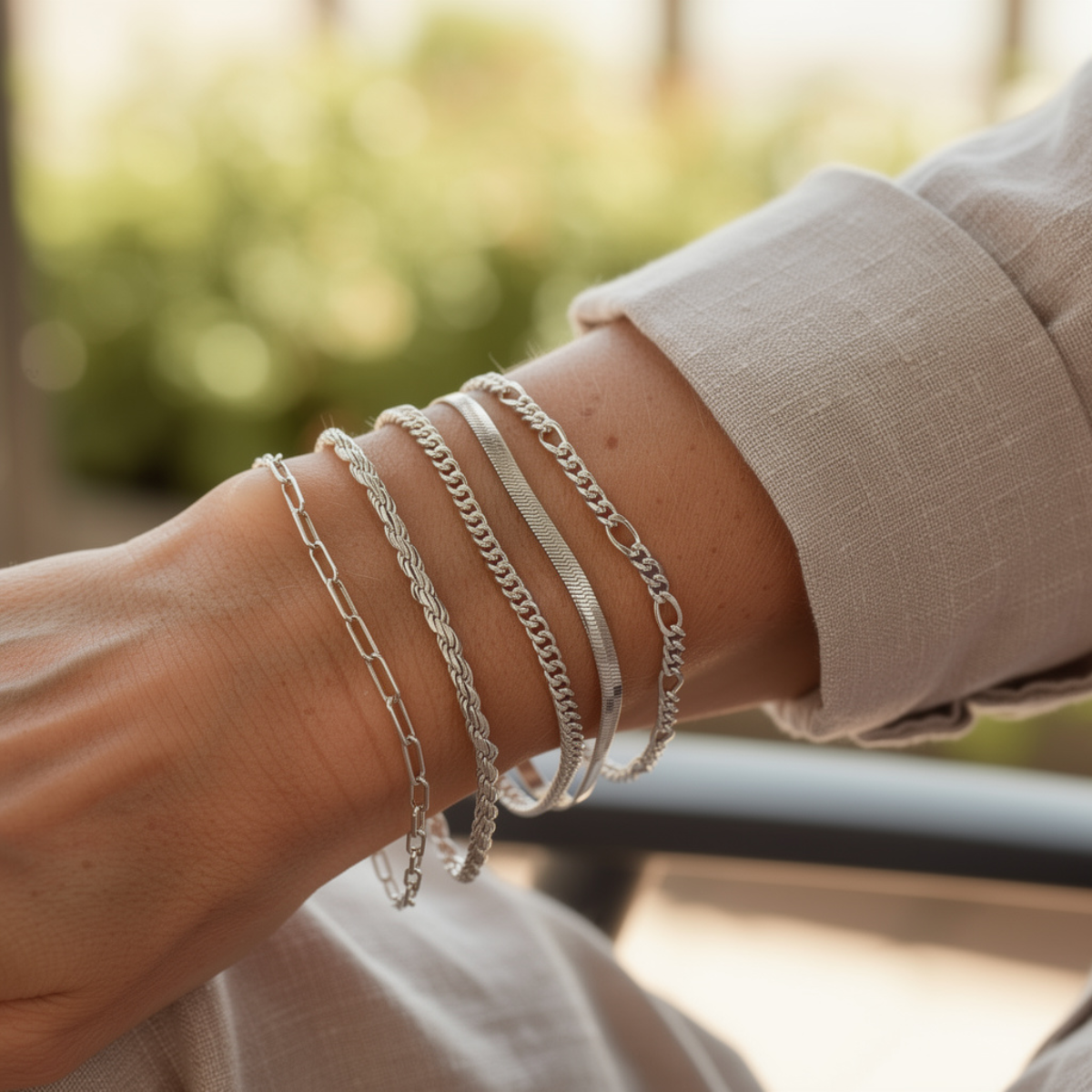Elara – Ensemble de bracelets de style minimaliste pour femmes