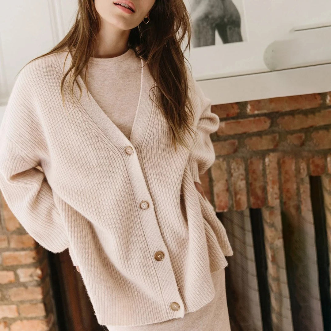 Leah - Cardigan En Cachemire Oversize