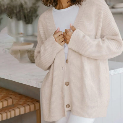 Leah - Cardigan En Cachemire Oversize
