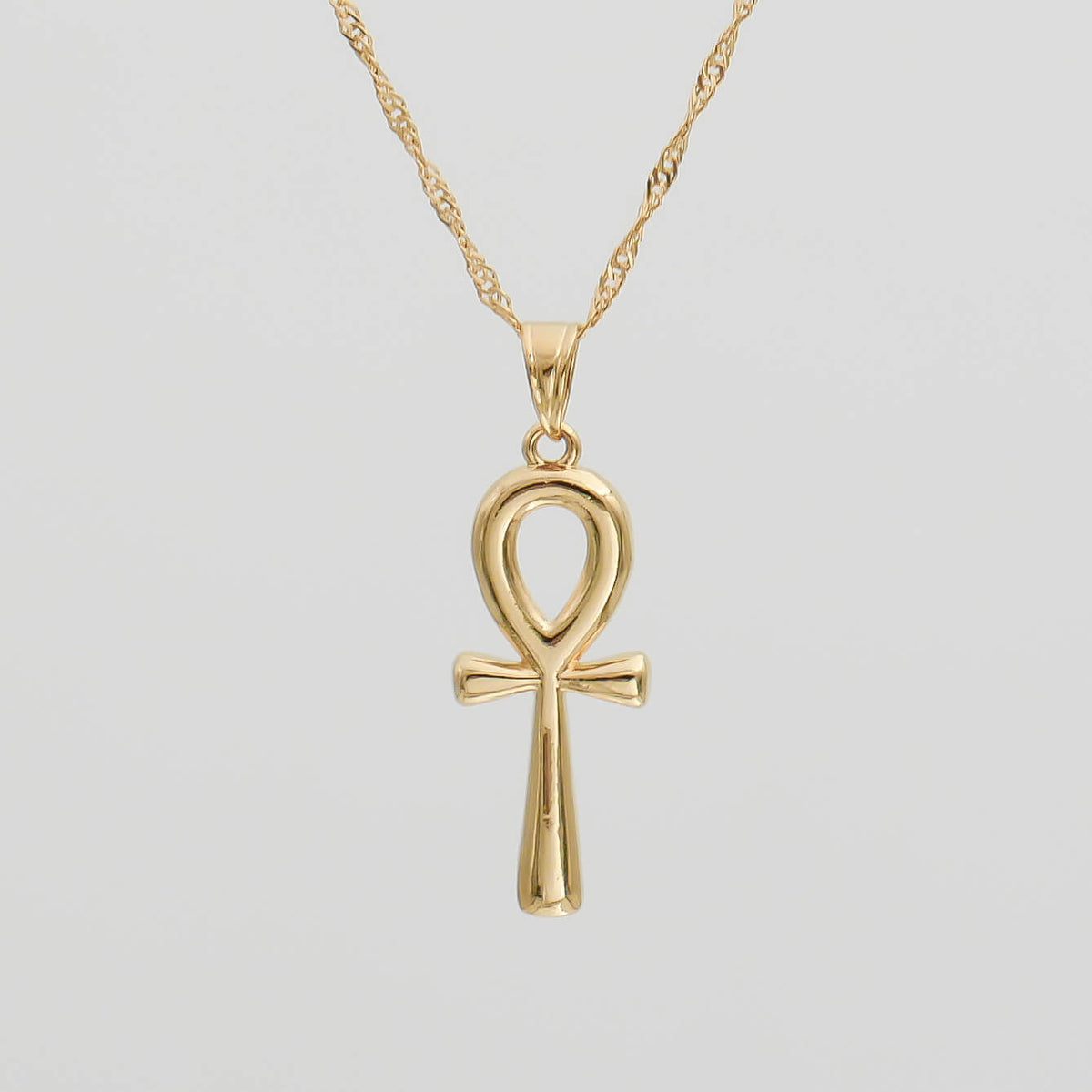 Stella – Pendentif croix en métal