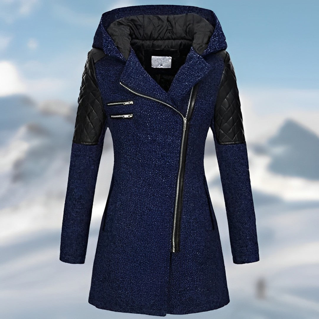 Lina - Manteau gothique hiver à capuche