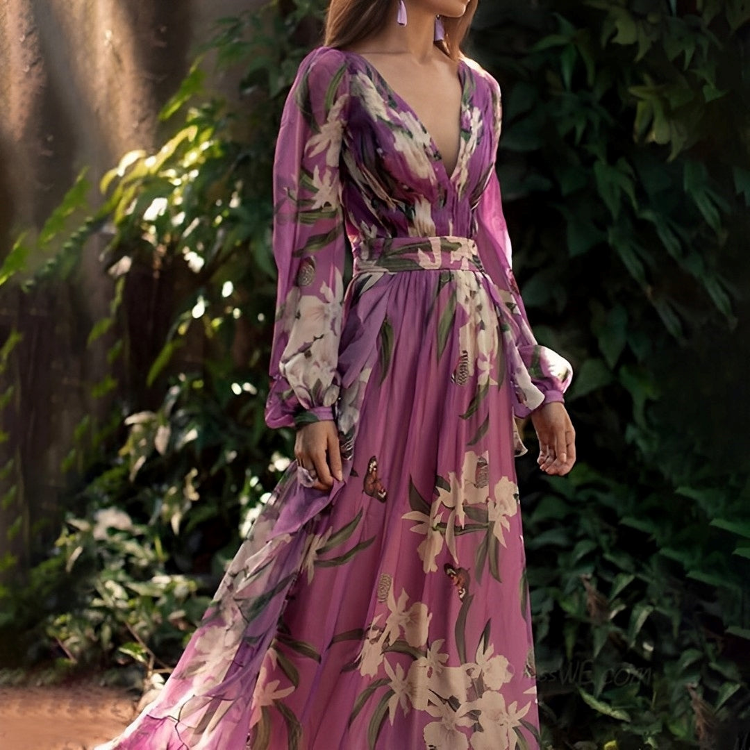 Theia - Robe florale légère et aérée
