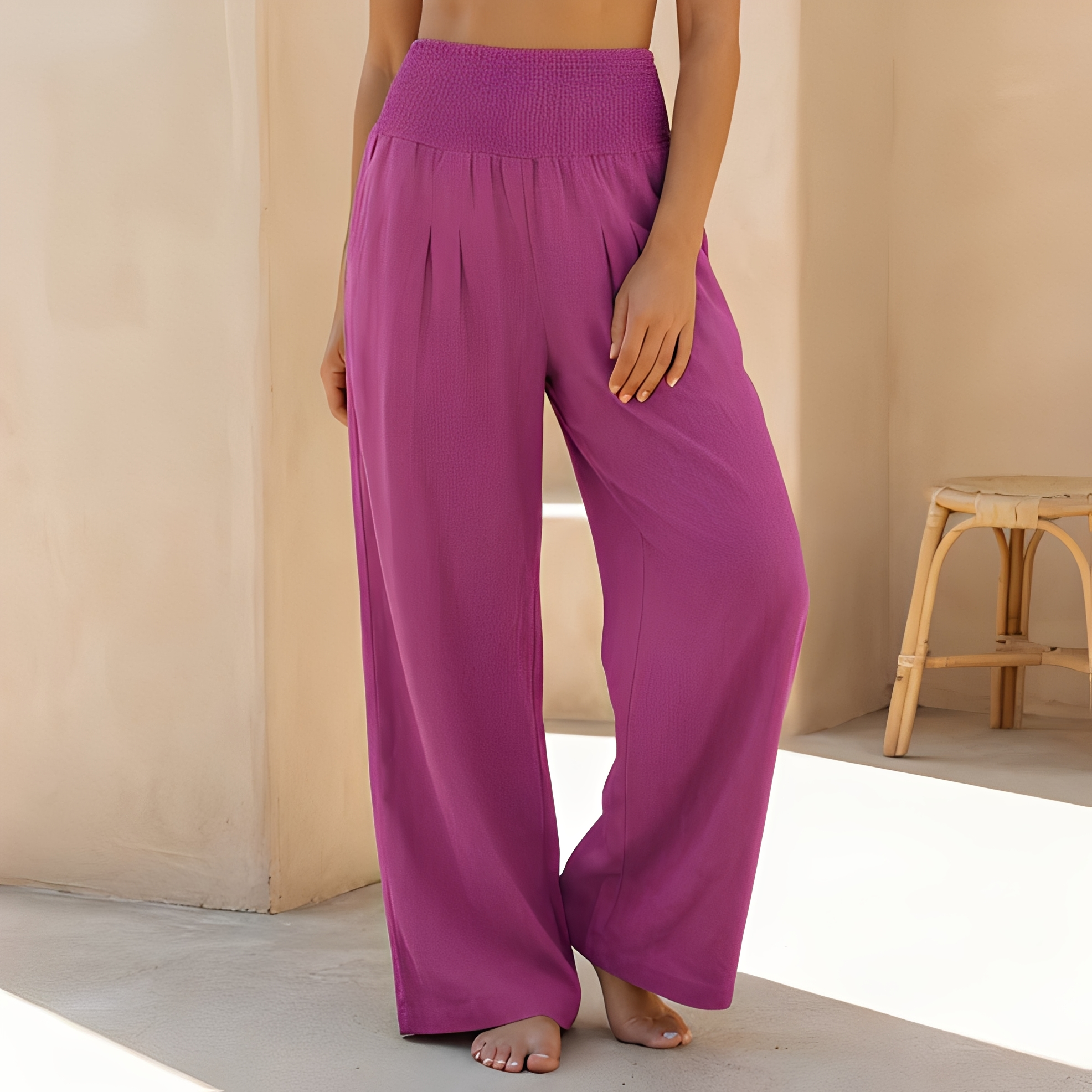 Alexandra - Pantalon large et fluide pour femme