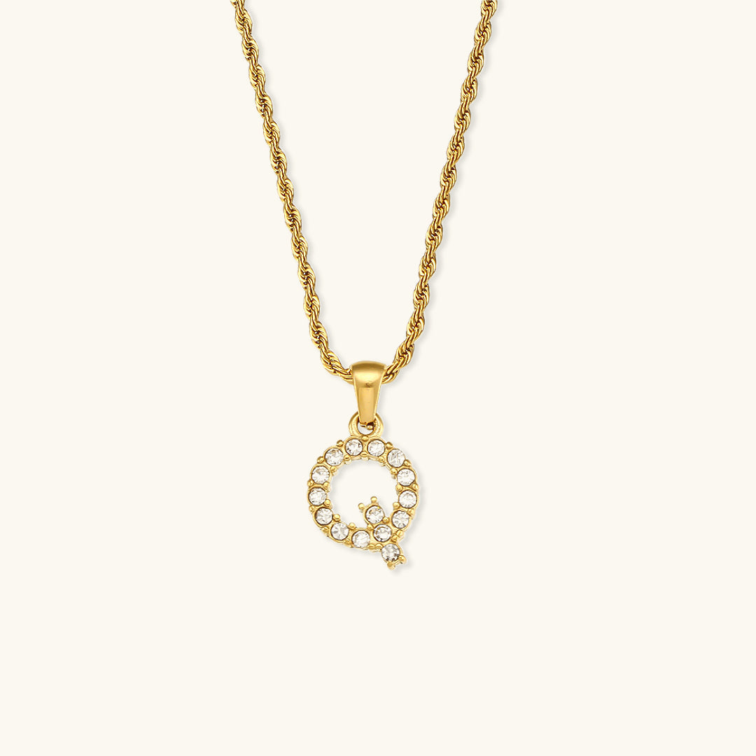 Maeve - Collier de diamants avec initiales