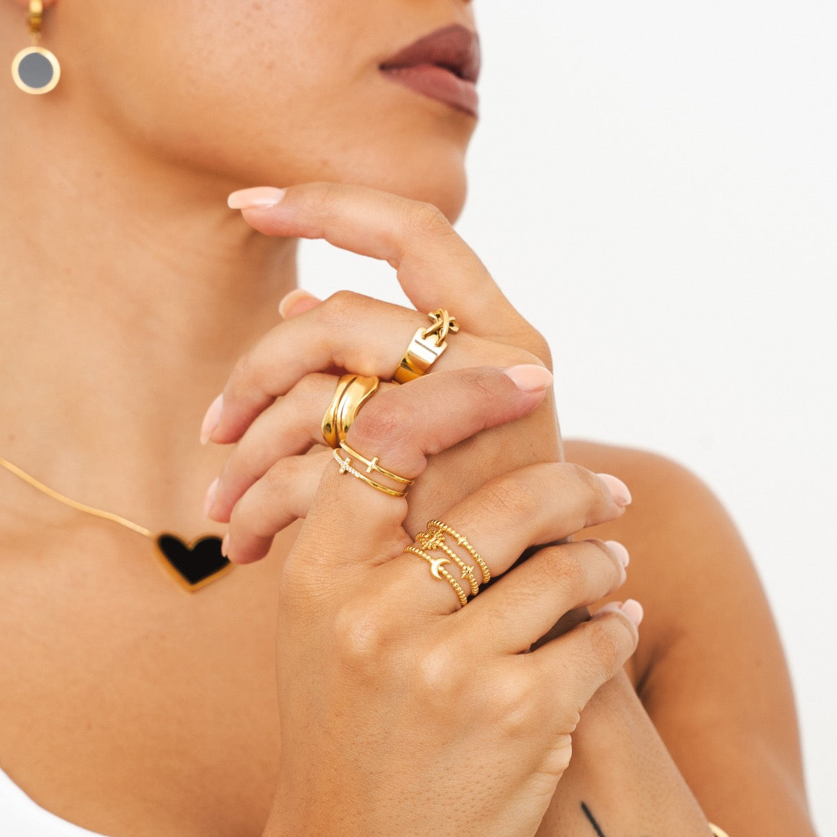 Charlie – Bague sculpturale ajustable