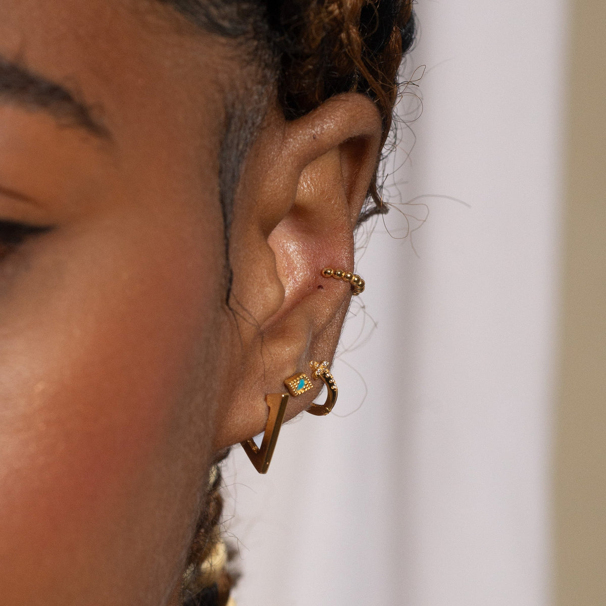 Salacia - Boucles d'oreilles triangulaires
