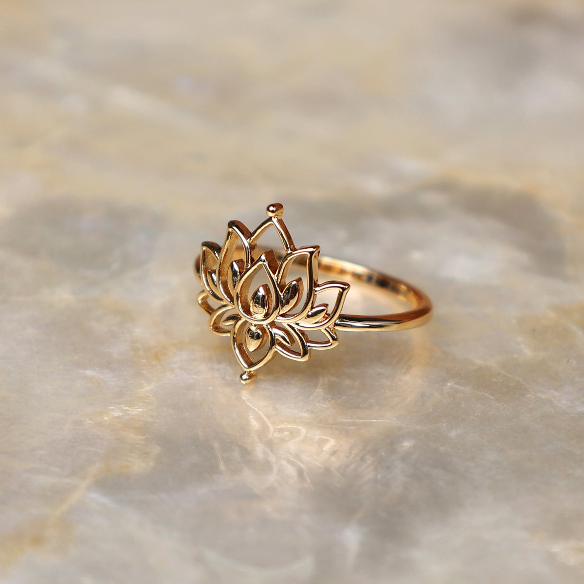 Fleur de Lotus - Bague délicate