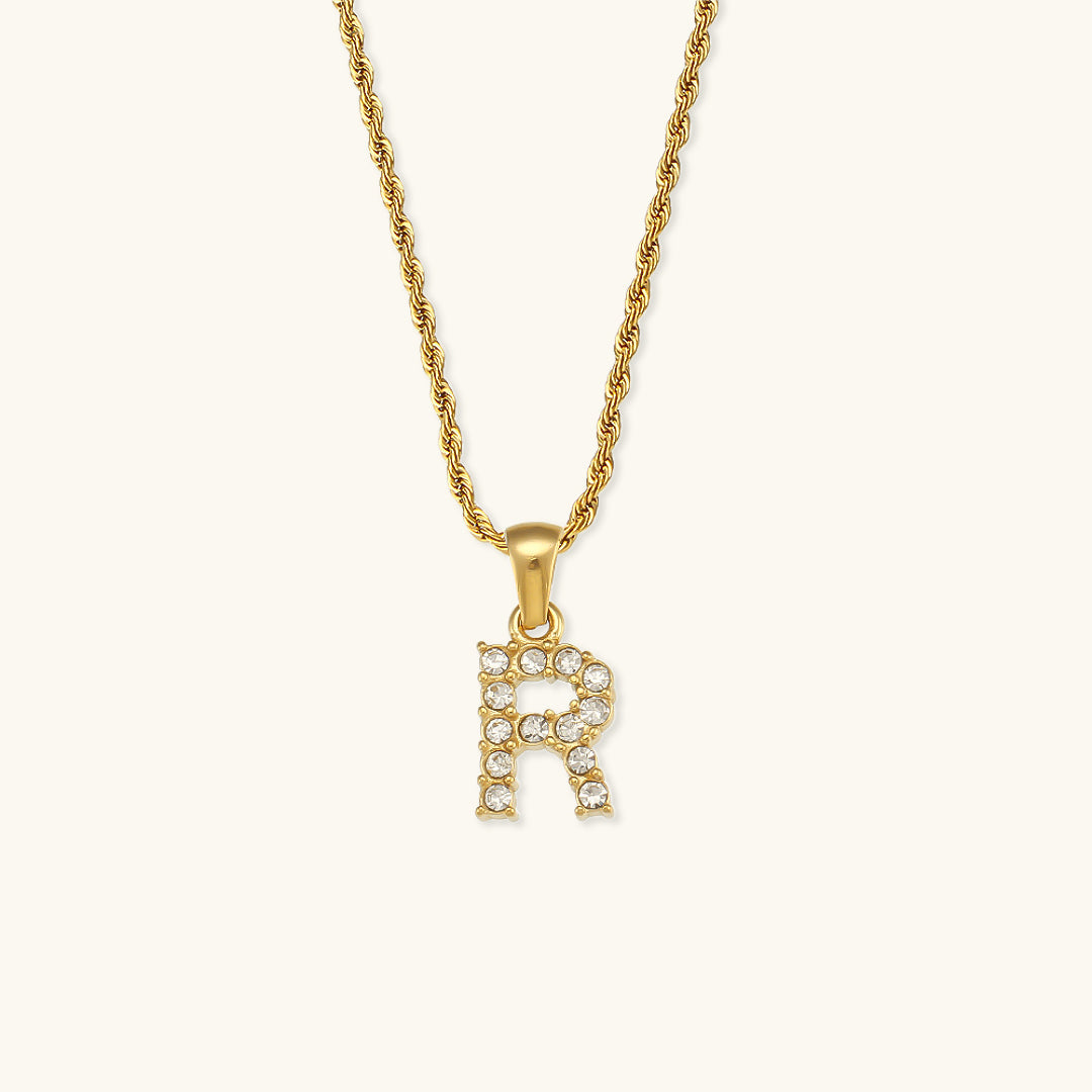 Maeve - Collier de diamants avec initiales