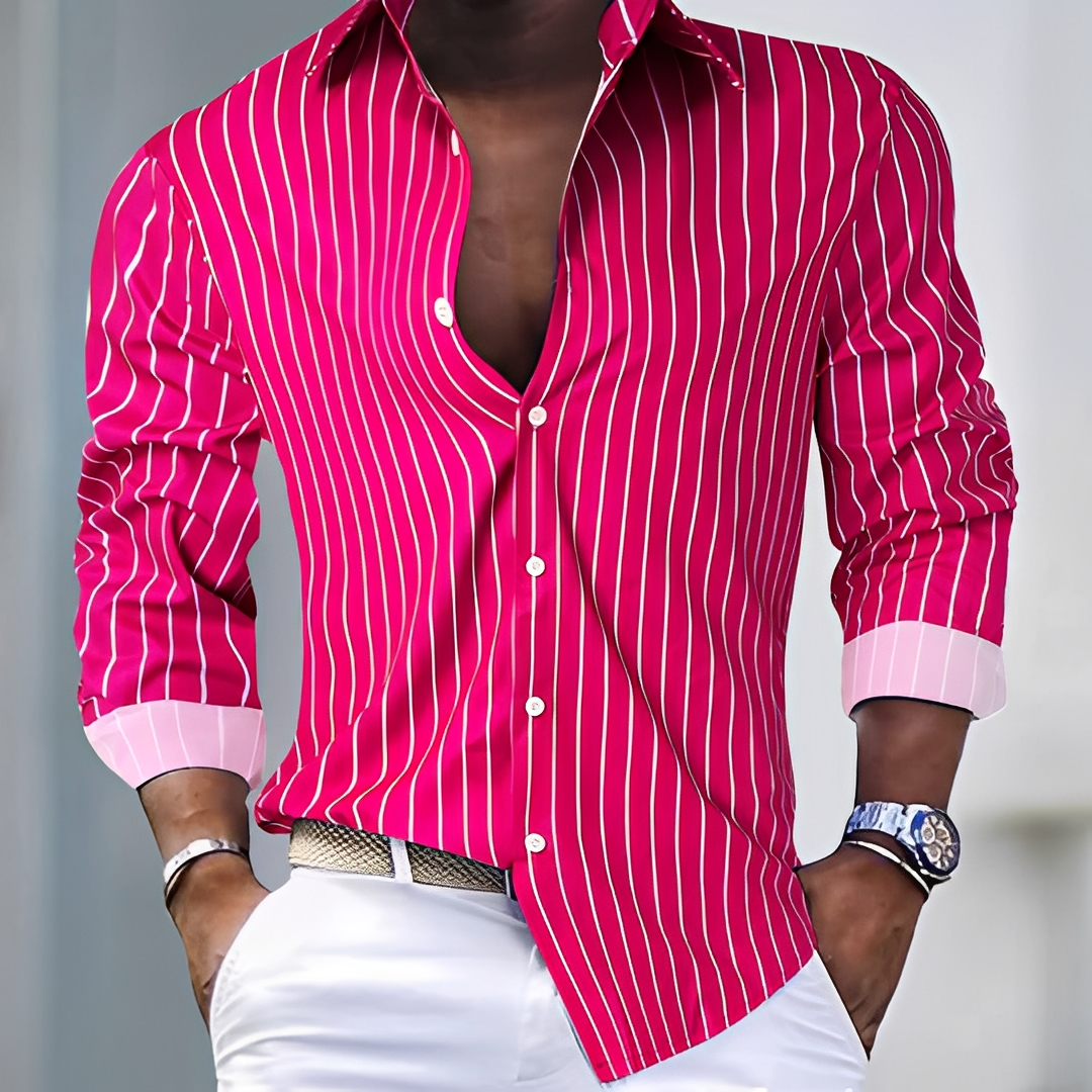 Wilbert - Traditional striped shirt for men