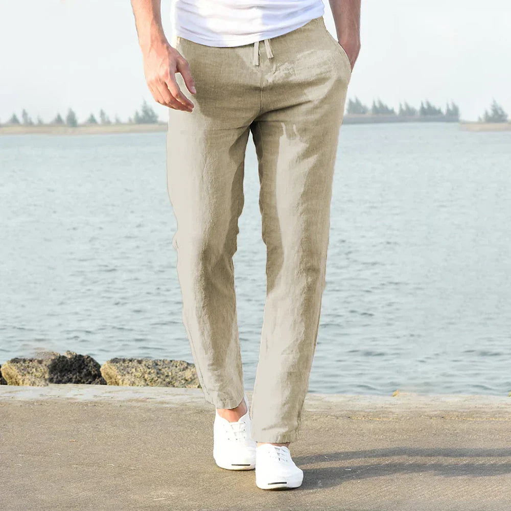 Immanuel - Pantalon d'été léger et élégant pour hommes