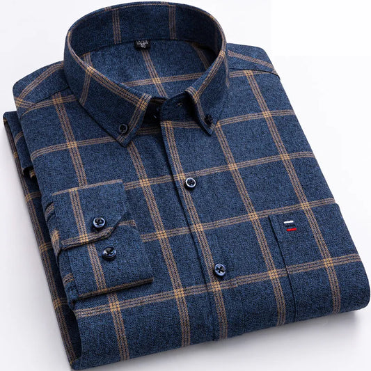 Louis – Chemise en coton à motifs