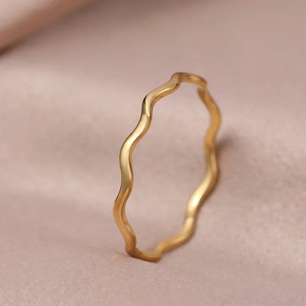 Elowia – Bague de rivière infinie élégante
