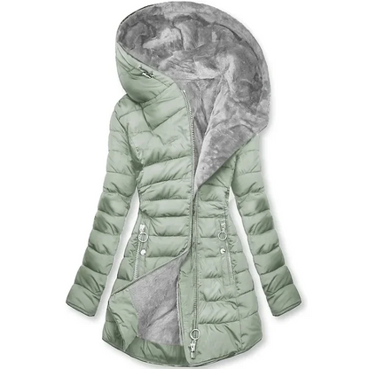 Caroline – Veste confortable avec doublure en fausse fourrure