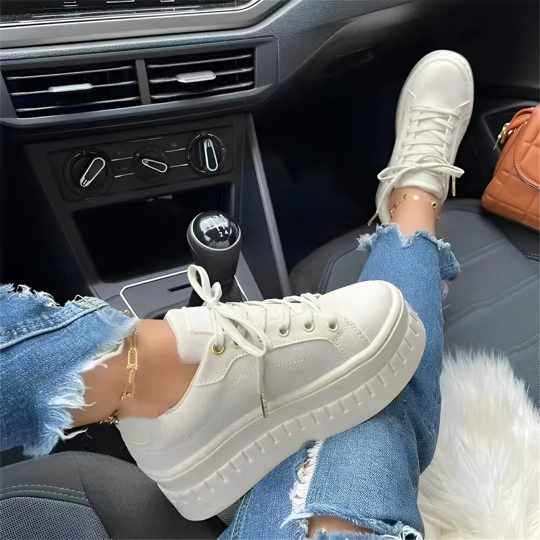 NovaGlide - Sneakers à semelles épaisses offrant un confort exceptionnel