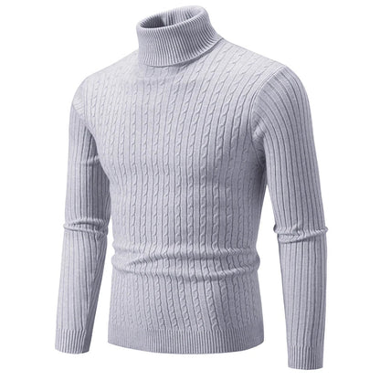 Benjamin - Pull col roulé élégant et confortable pour homme