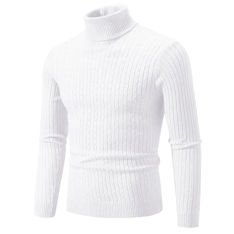 Benjamin - Pull col roulé élégant et confortable pour homme